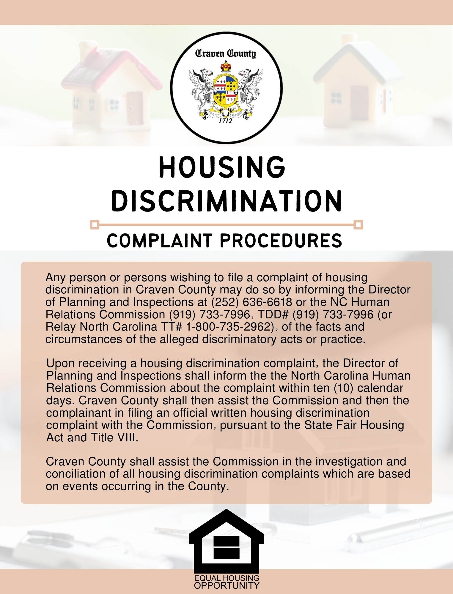 Craven County Complaint Procedure Flyer - Q4 2025