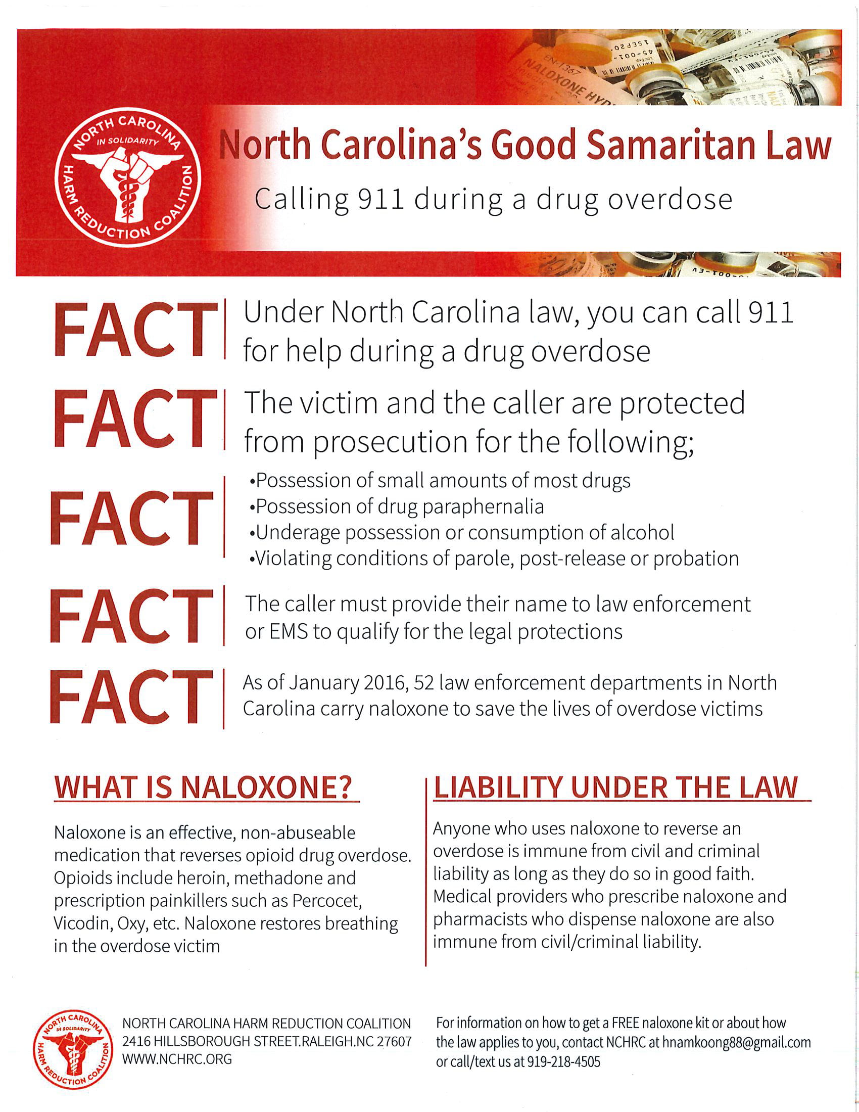 NC Good Samaritan Law Handout